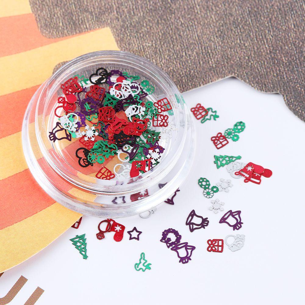 Miếng Dán Trang Trí Móng Tay 3D Chủ Đề Giáng Sinh DIY