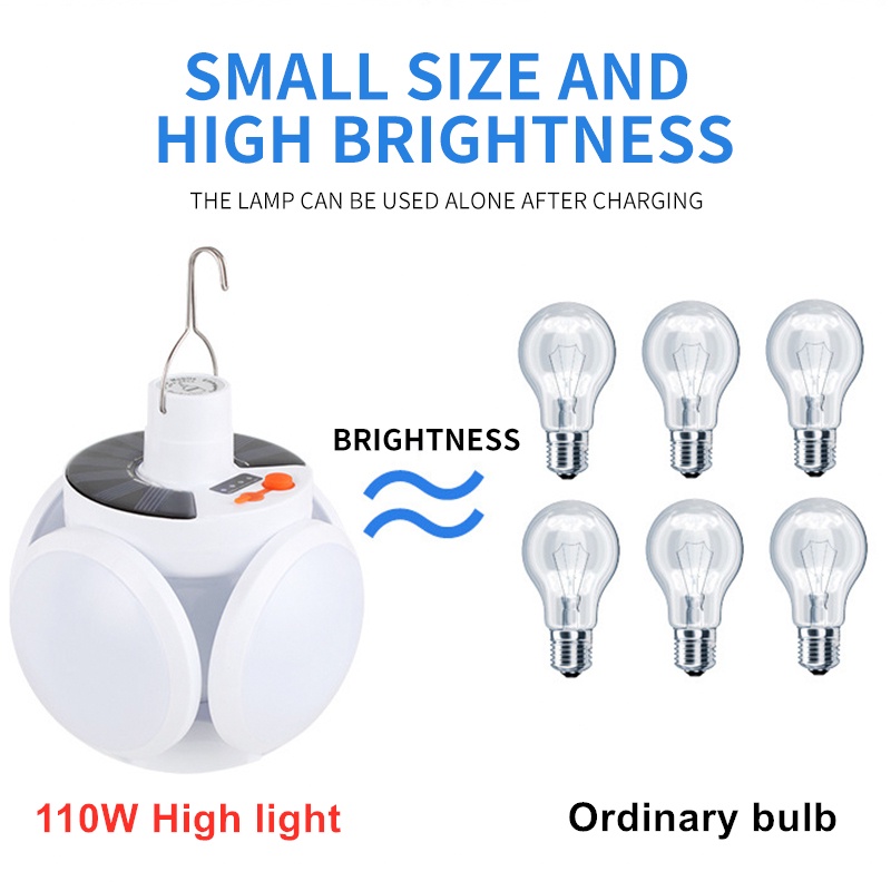 Đèn led Năng Lượng Mặt Trời 500W Kèm Sạc USB Tiện Dụng