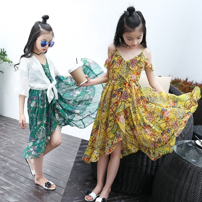 Đầm Chiffon Cho Bé Gái 7-8 - 9-10 - 12-15 Tuổi