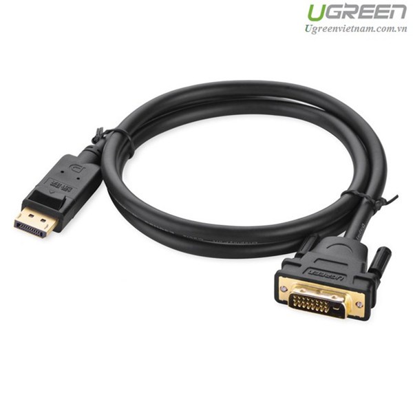 Cáp Displayport to DVI 24+1 dài 2m chính hãng Ugreen 10221