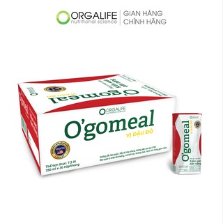 Thùng 30 hộp Ogomeal Vị Đậu Đỏ kiểm soát cân nặng 250ml hộp - Bữa ăn thay thế lành mạnh, hỗ trợ giảm cân, đủ dinh thumbnail