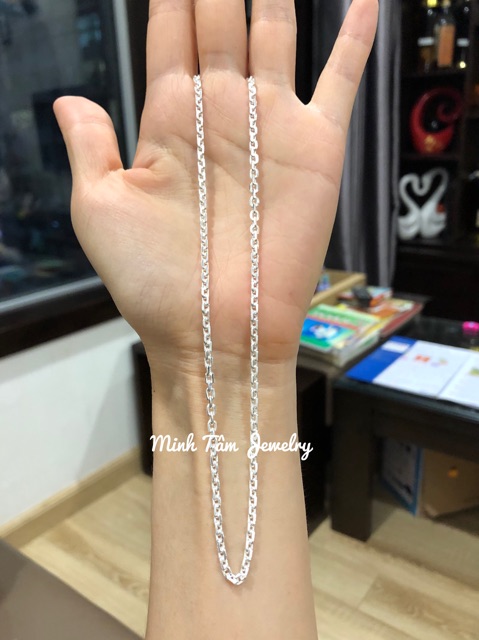 DÂY CHUYỀN BẠC TA CHO BÉ TRAI-Minh Tâm Jewelry