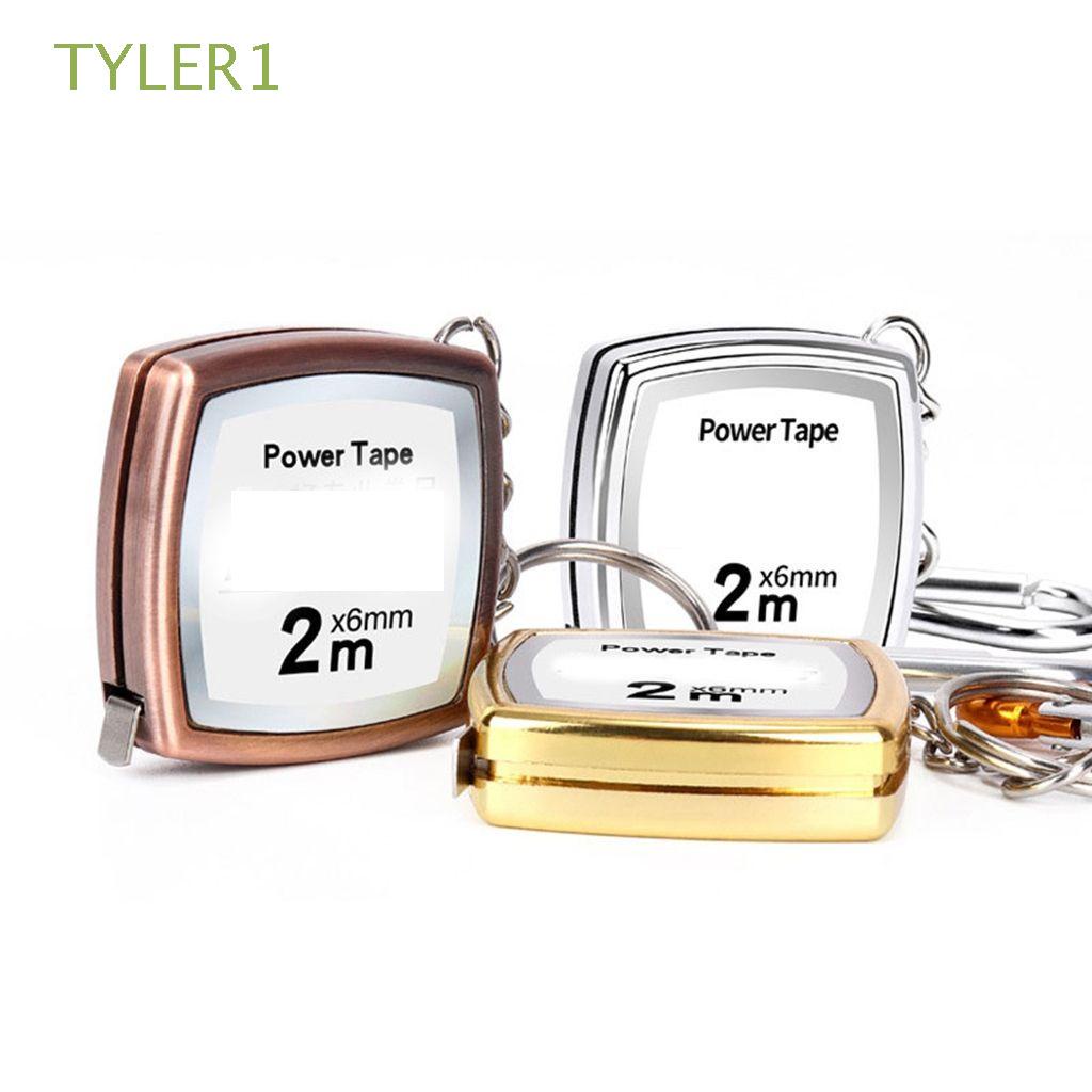 Thước dây mini gọn nhẹ 2m có thể thu vào làm móc khóa tiện dụng