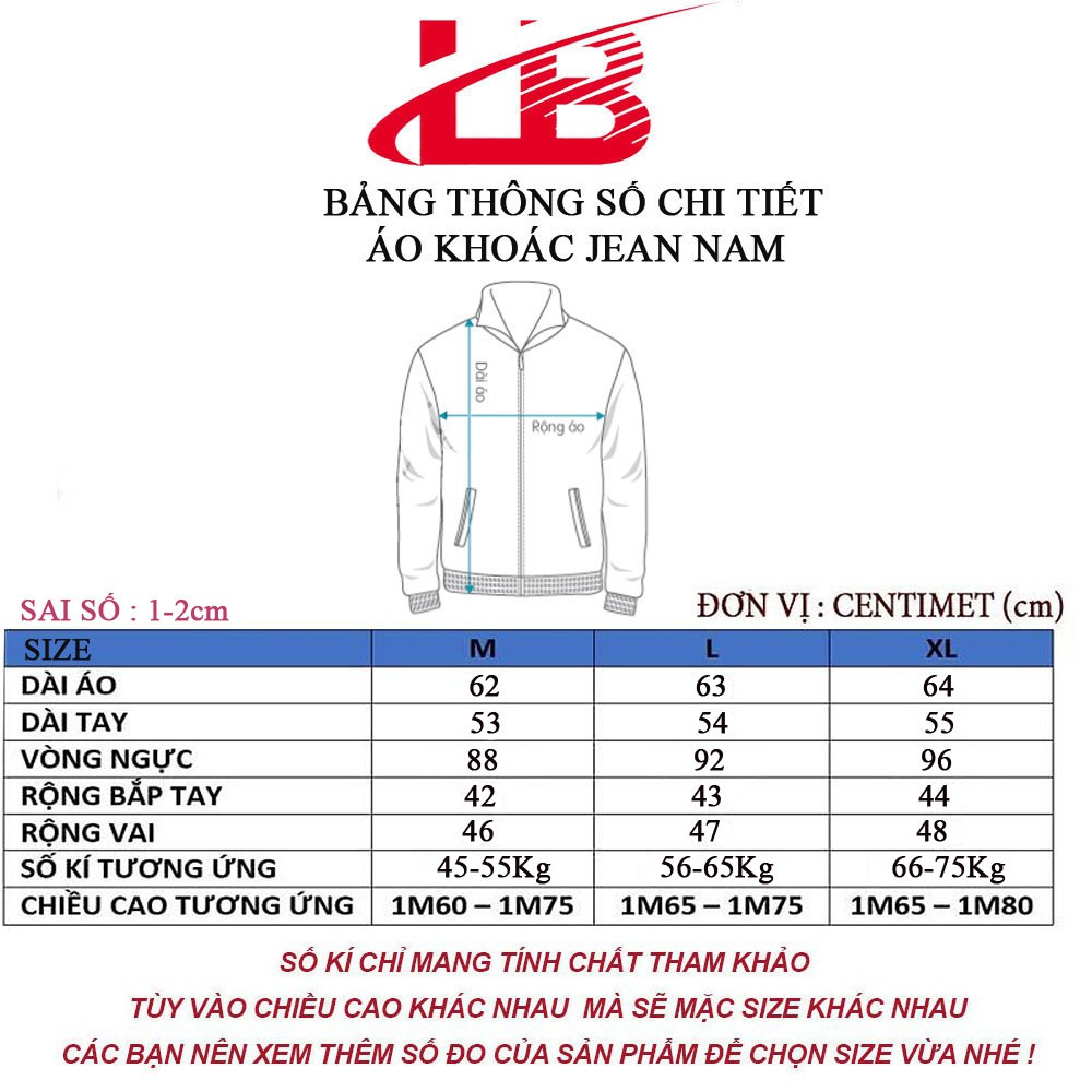 Áo khoác jean nam chống nắng, phom đứng, vải không co giãn,màu đen tuyền, vải dày dày, không ra màu, AJ03, LB1990 Store