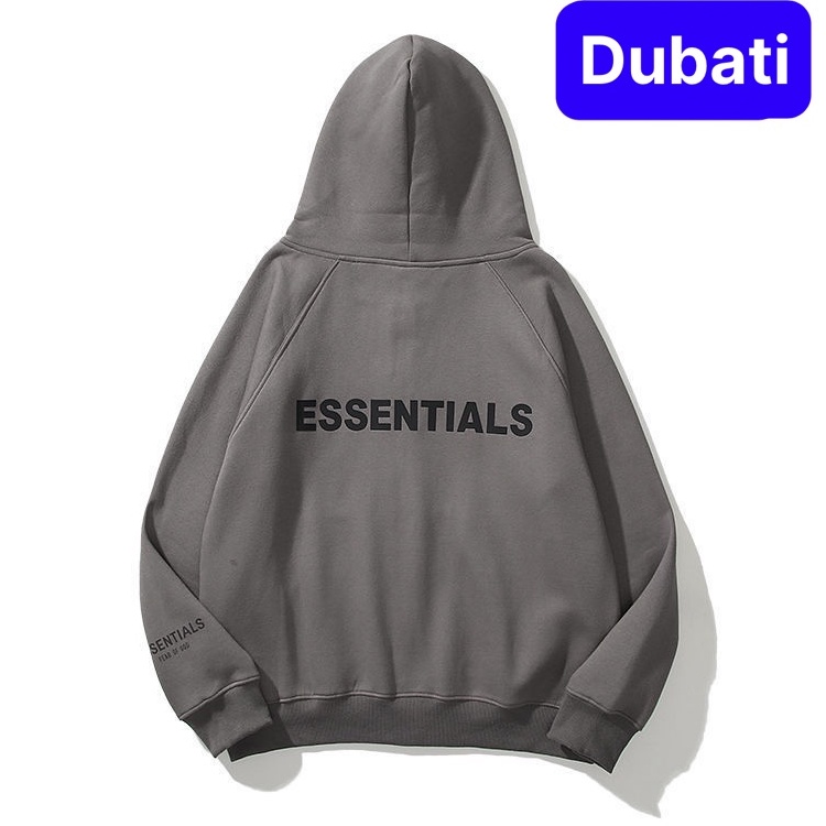 ÁO KHÓAT NỈ DÂY KÉO ESSENTIAL, ÁO HOODIE NAM NỮ PHONG CÁCH HÀN QUỐC TRẺ TRUNG THỜI TRANG- DUBATI FASHION