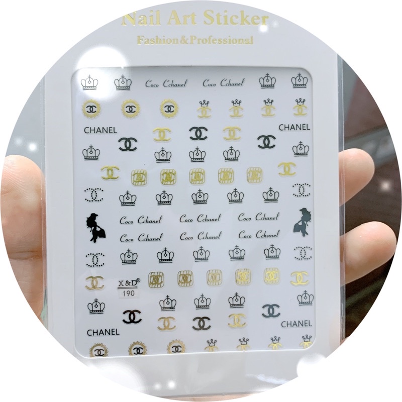 Sticker CC dán móng giá rẻ - LanChiNail