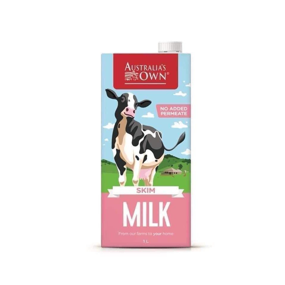 Sữa tươi Úc | Sữa tách béo Úc | SỮA TƯƠI OWN AUSTRALIA'S TÁCH BÉO SKIM MILK 1L