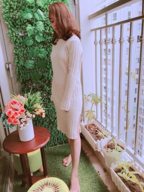 Váy len cừu mềm mướt size M hồng baby 160k | BigBuy360 - bigbuy360.vn