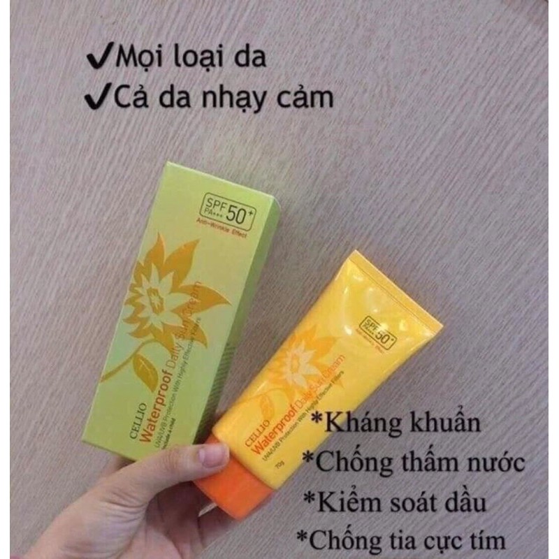 (hàng chính hãng)Chống nắng celio Hàn Quốc và Vichy Pháp