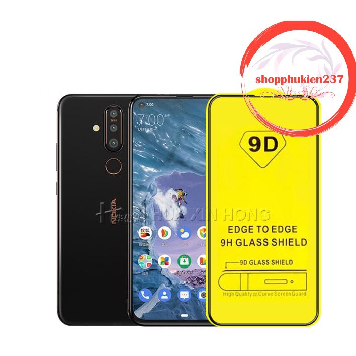 [Freeship toàn quốc từ 50k] Kính Cường Lực 9D Nokia X71 , Nokia 8.1 Plus Kính Full Màn 9D Cao Cấp