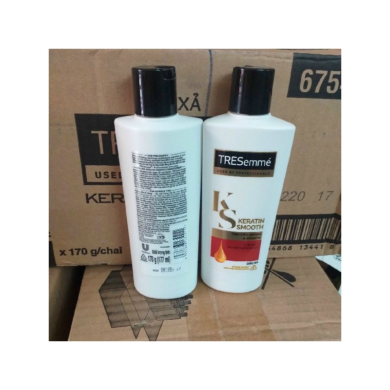 Dầu Xả Tresemmé Keratin Smooth Tinh Dầu Argan &amp; Keratin 170g (177ml)