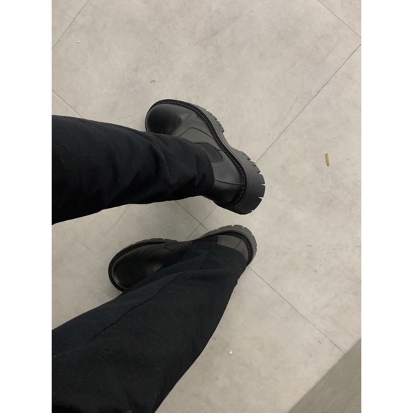 Giày ChunkyBoot Hood - Đế cao su chunky 5cm - Da bò nguyên tấm - Bảo hành 12 tháng