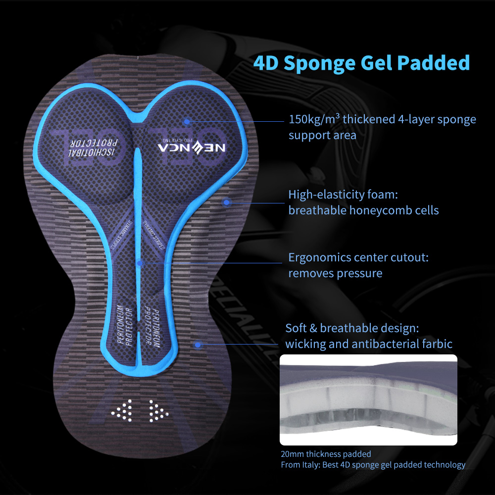 Quần lót đạp xe 4D thoáng khí cho nam