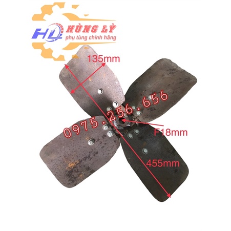 Cánh Quạt máy tuốt Lúa 1M6=2M2 Phụ tùng máy tuốt lúa phụ tùng Hùng Lỳ