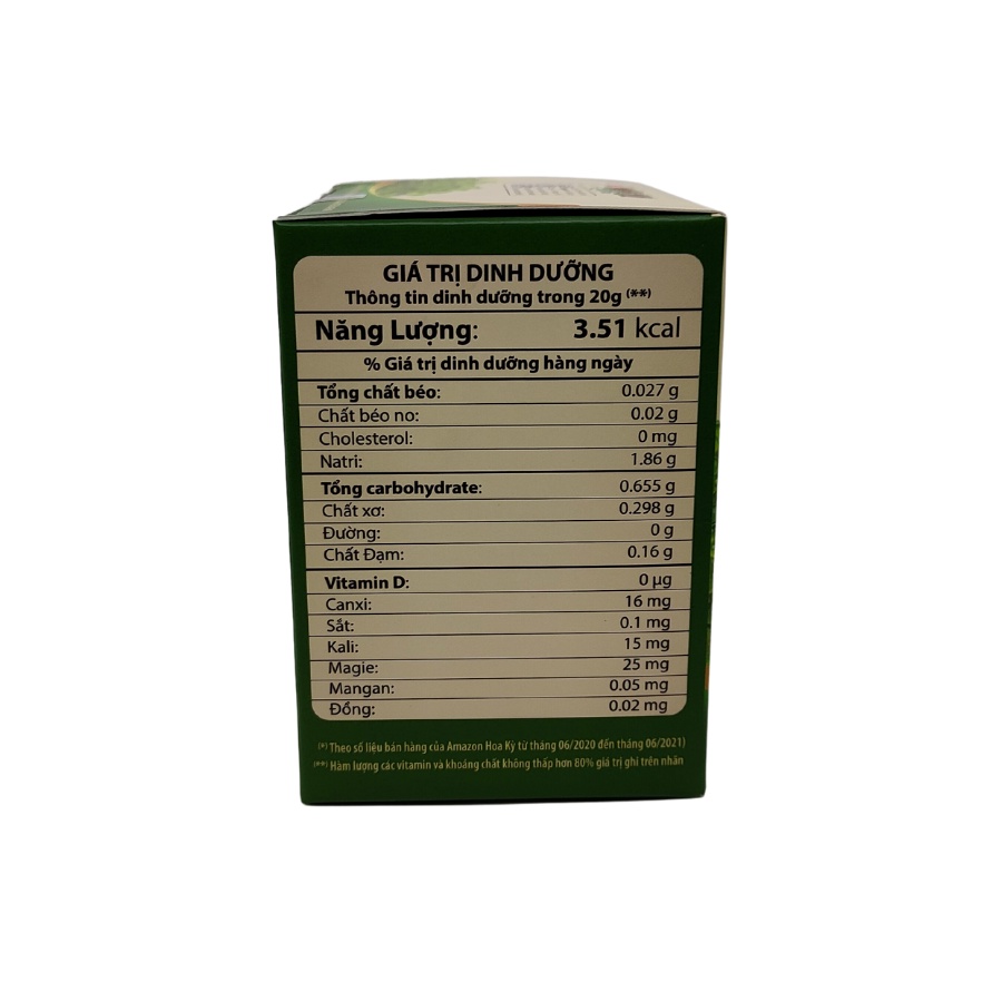 Combo 2 Hộp Rong Nho Trường Thọ 1 Hộp 5 Gói 20g Thương Hiệu Bán Chạy Số 1 Tại Mỹ