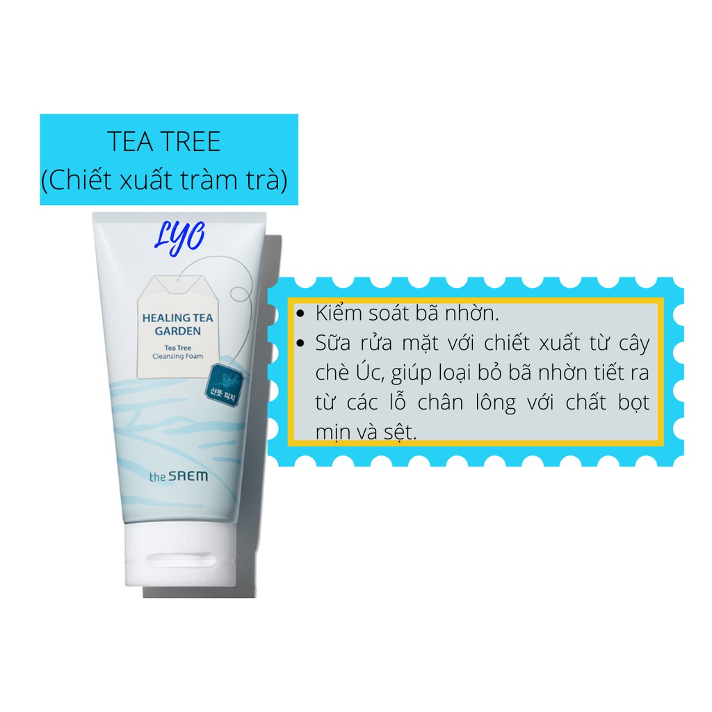 The Saem - Sữa rửa mặt The Saem Healing Tea Garden Cleansing Foam 150ml. | BigBuy360 - bigbuy360.vn