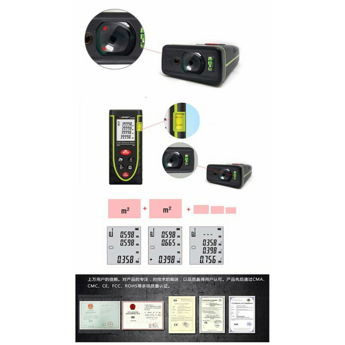 Thước đo khoảng cách bằng tia laser ⚡⚡50 mét / 100 mét  SND SW-M50/100