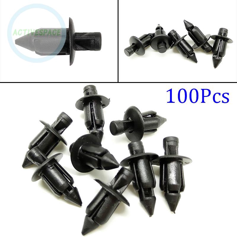 Set 100 Đinh Tán Bền Bỉ Cho Xe Máy Honda Yamaha Suzuki Kawasaki Black