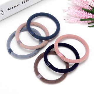 Set 10 dây cột tóc trơn nhiều màu