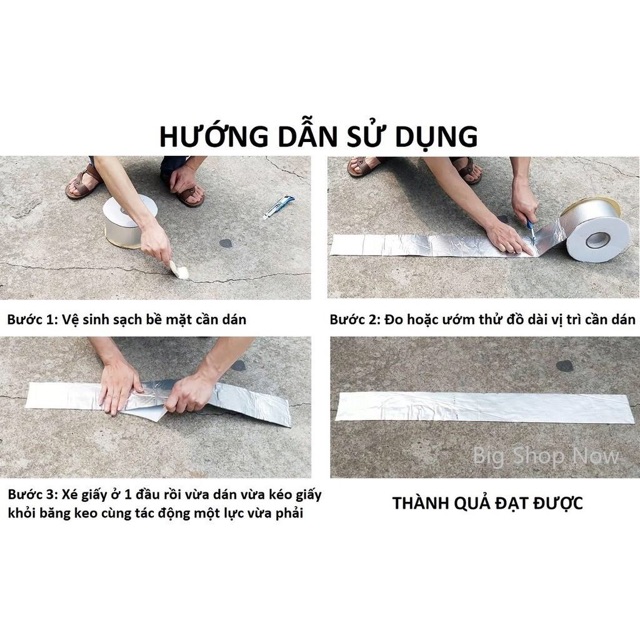 [KHỔ TO 10CM] BĂNG KEO SIÊU DÍNH ĐA NĂNG, KEO DÁN CHỐNG THẤM SIÊU DÍNH DÁN MỌI BỀ MẶT CUỘN DÀI 5M