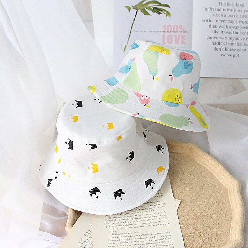 Mũ Bucket hoạ tiết hoạt hình cho bé