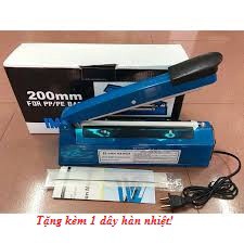 Máy hàn miệng túi PFS 200 vỏ nhựa + 1 thanh dây hàn
