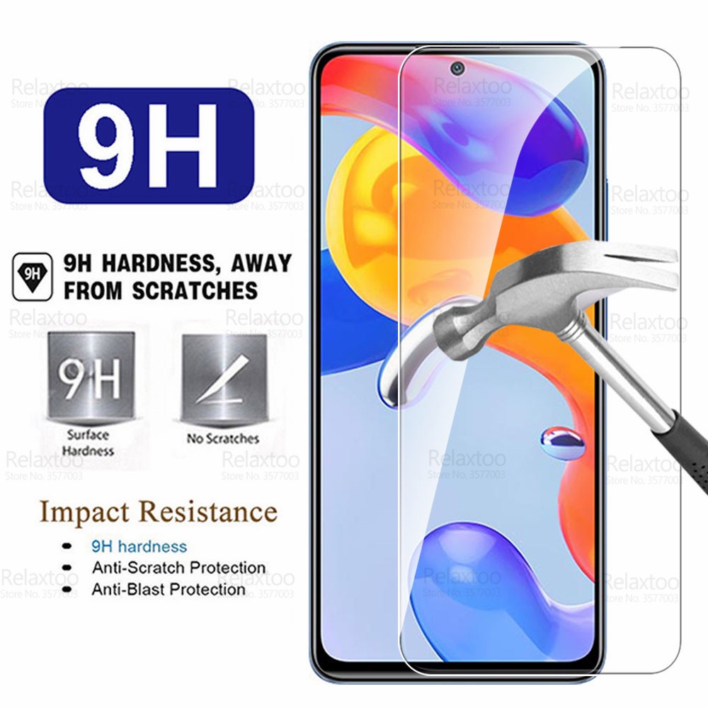 Set 2 Kính Cường Lực Bảo Vệ Màn Hình Điện Thoại Xiaomi Redmi Note 11 Pro Redme 10 9 9S 10S 11S 10A 10C 9A 9C NFC
