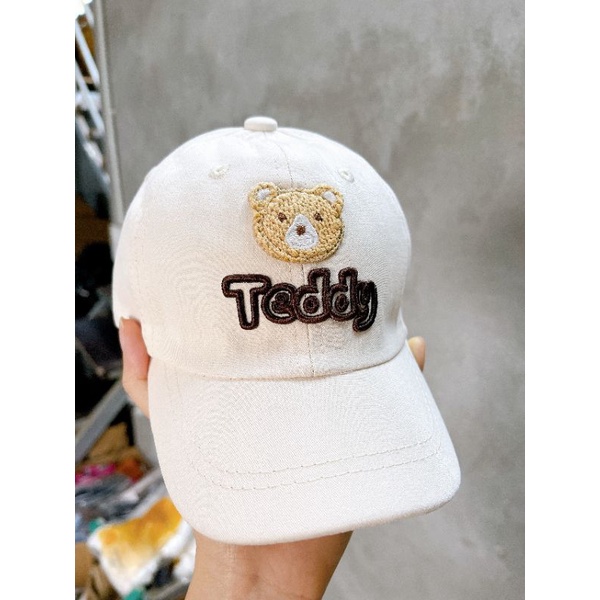 NÓN KẾT HÌNH GẤU TEDDY CHO BÉ TRAI BÉ GÁI