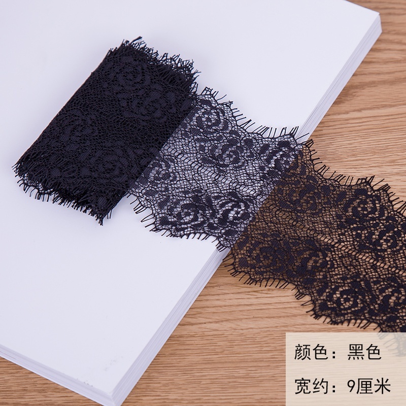 Cuộn Dây Ren 9cmx1.5m Nhiều Màu Sắc Dùng Làm Đồ Thủ Công