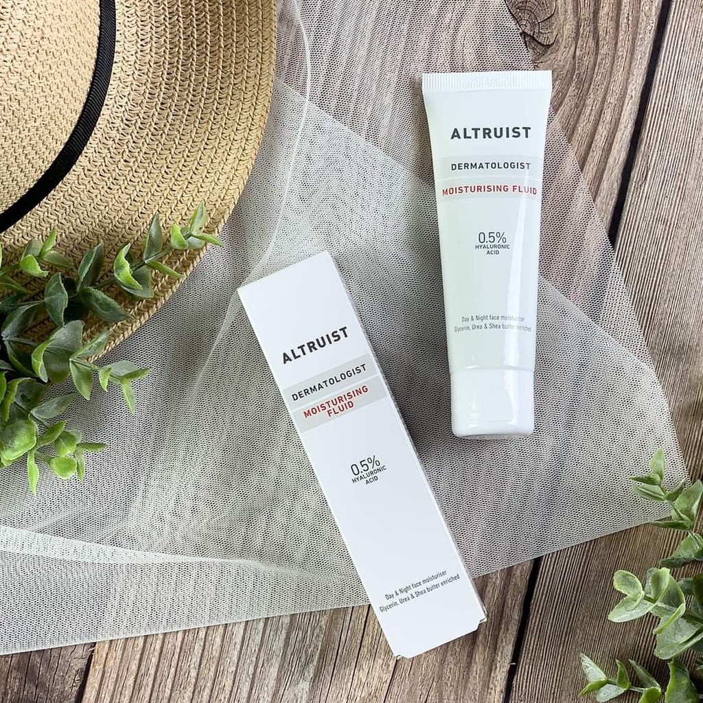 Kem Dưỡng Ẩm Thế Hệ Mới Altruist Dermatologist Moisturising Fluid 0.5% Hyaluronic Acid 50ml