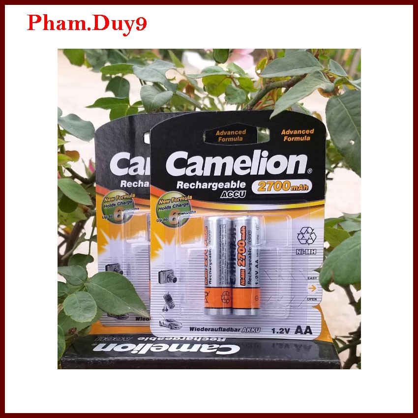 Pin Sạc AA Camelion 2700Mah Vỉ 2 Viên ( có VAT )