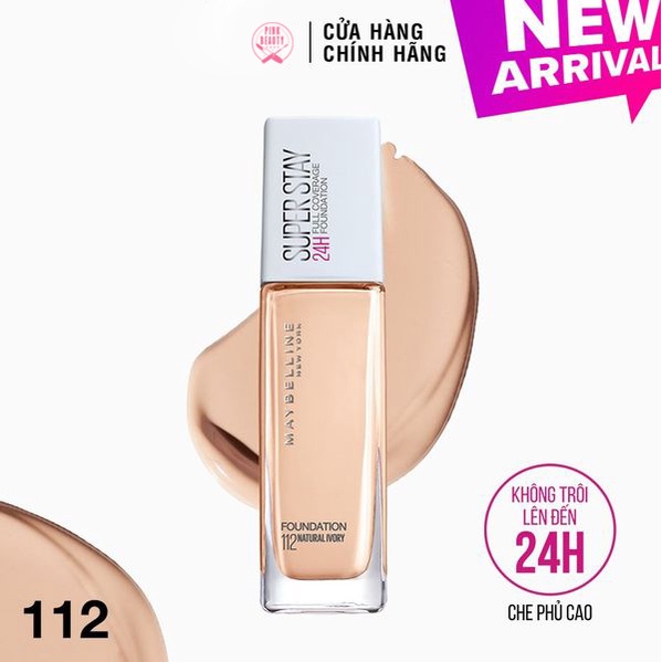 Kem Nền Che Phủ Hoàn Hảo, Bền Màu Lâu Trôi Maybelline Super Stay 24H Full Coverage Foundation 30ml