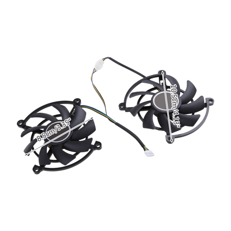 Set 2 Quạt Tản Nhiệt 85MM 4Pin Chuyên Dụng Cho GTX 2060 SUPER GTX1660 1660ti 12V