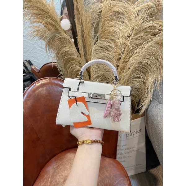 Túi xách nữ Hm đeo chéo cầm tay chất da gạo thời trang túi đeo chéo