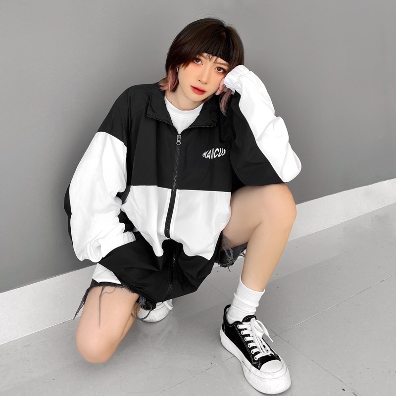 Áo khoác jacket dù WINDBREAKER MAICUS basic nam nữ unisex form rộng oversize Local