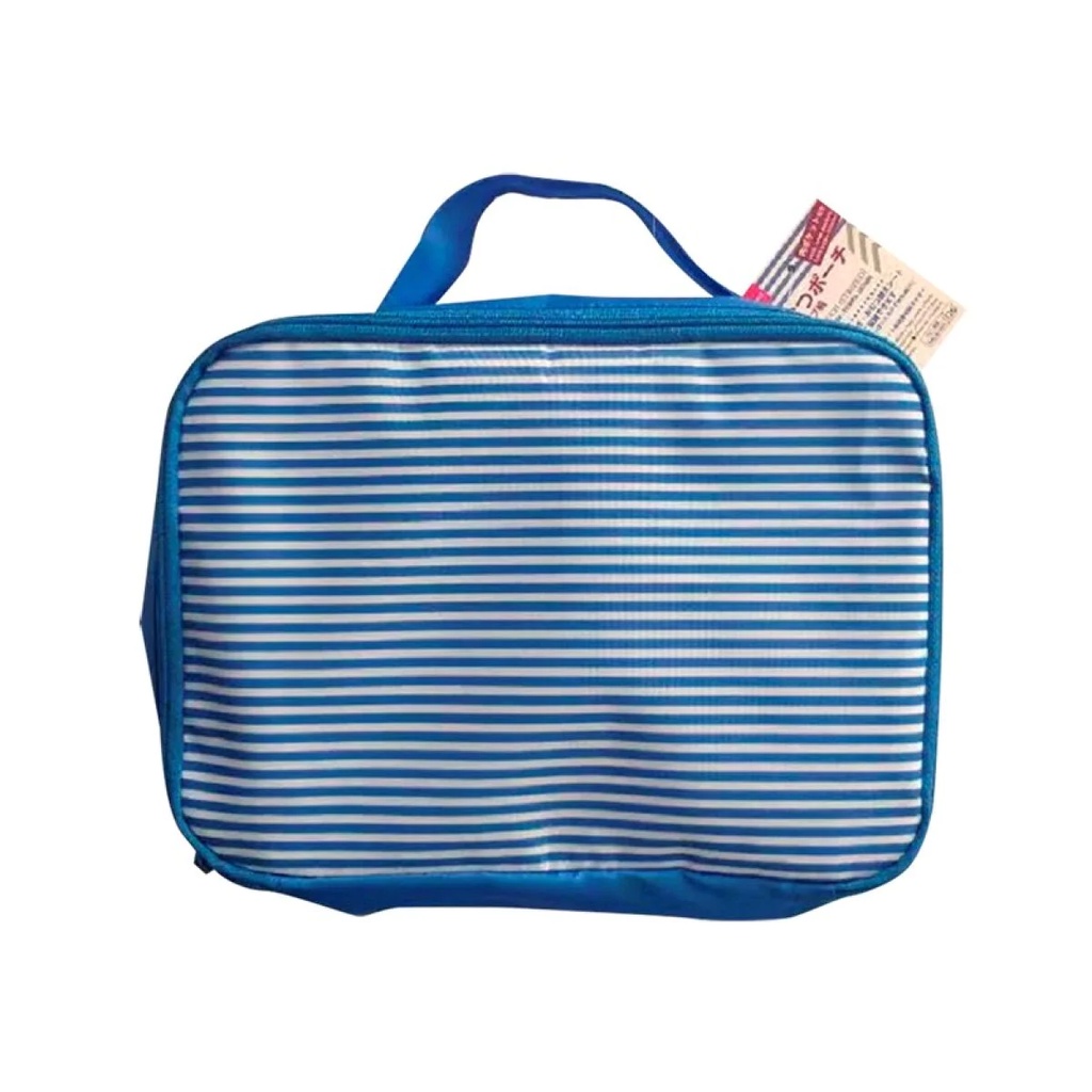 Daiso Túi Đựng 22.5X23X7Cm Diaper pouch (striped)