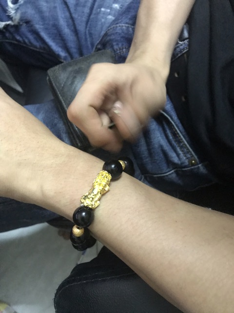 ..::✨Vòng Tay Phong Thuỷ Tỳ Hưu mạ vàng 24k  Thái Lan✨::..