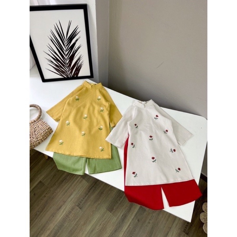 Áo dài tết cho bé