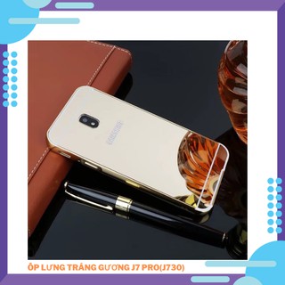 Ốp lưng tráng gương mạ vàng samsung J7 pro - Có 3 màu lựa chọn: Vàng, Trắng bạc, Ghi đen