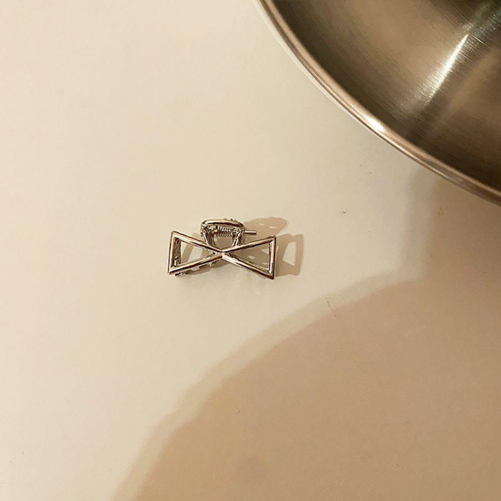 TWINKLE Kẹp Tóc Càng Cua Đính Nơ Kim Loại Thời Trang Ngọt Ngào Cho Nữ