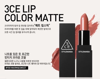 Son 3ce Lip color matte 