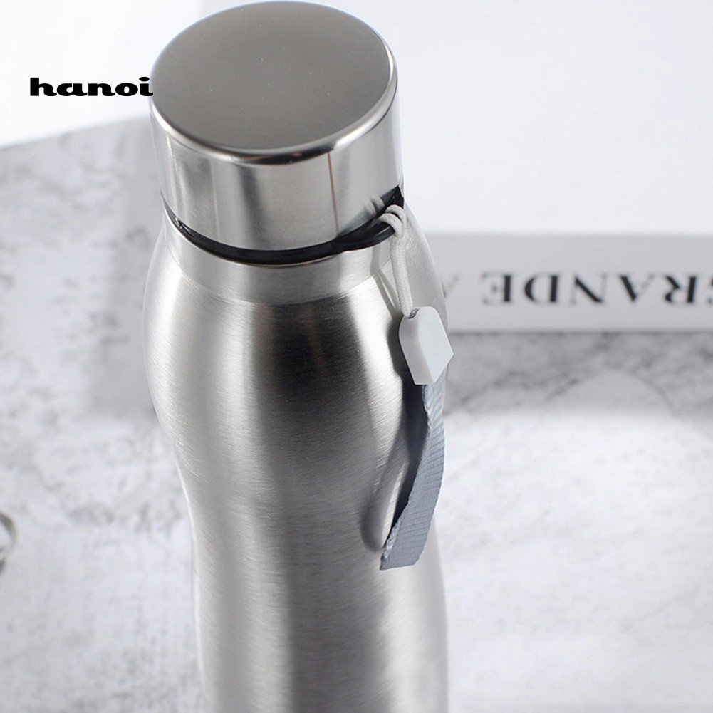 Bình Đựng Nước 750ml Bằng Thép Không Gỉ Thiết Kế Nhỏ Gọn Tiện Dụng