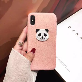 Ốp điện thoại thêu gấu trúc