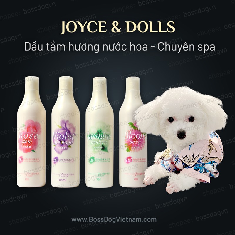 Dầu tắm cho chó Joyce &amp; Dolls - Chuyên spa | BossDog