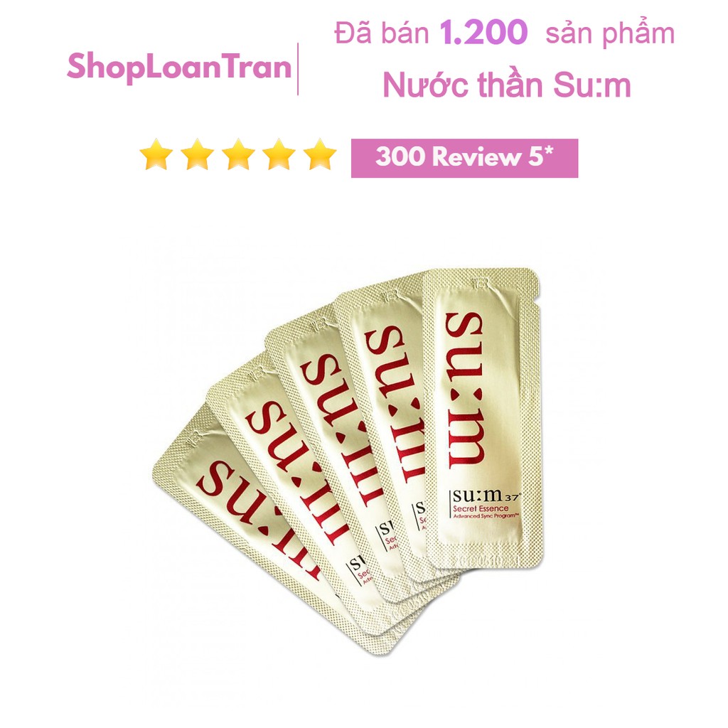 [HÀNG HOT] Nước thần Sum37 Secret Essence Advanced Sync Program (1ml) (gói mẫu thử) 🌻