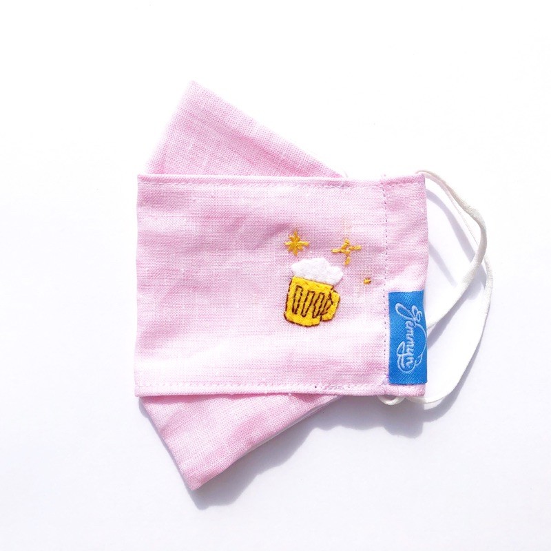 Khẩu trang Linen premium lót cotton mát mịn nhẹ với biểu tượng may mắn! | BigBuy360 - bigbuy360.vn