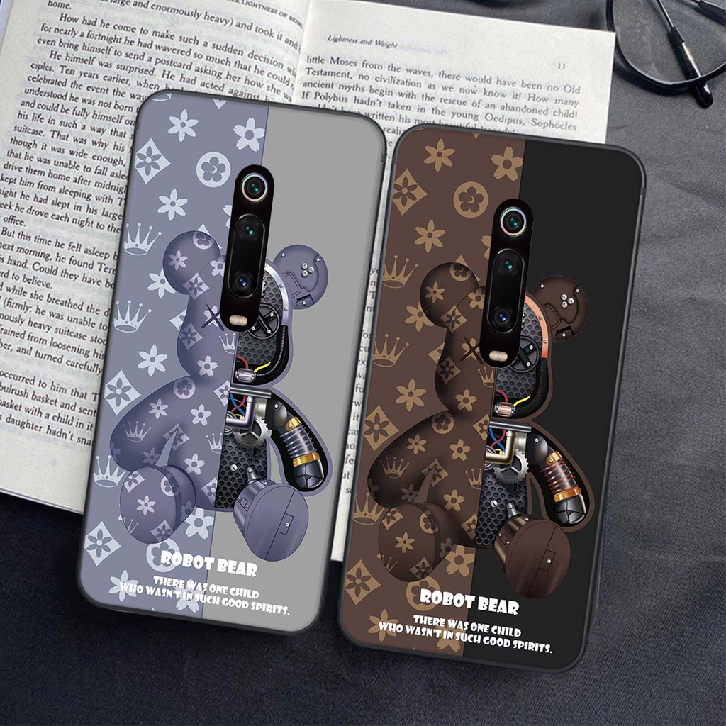 Ốp lưng Xiaomi REDMI K20 / K20 PRO / MI 9T/ MI 9T PRO in hình Gấu nâu - hồng, Gấu Be@rick  cực CUTE, DỄ THƯƠNG