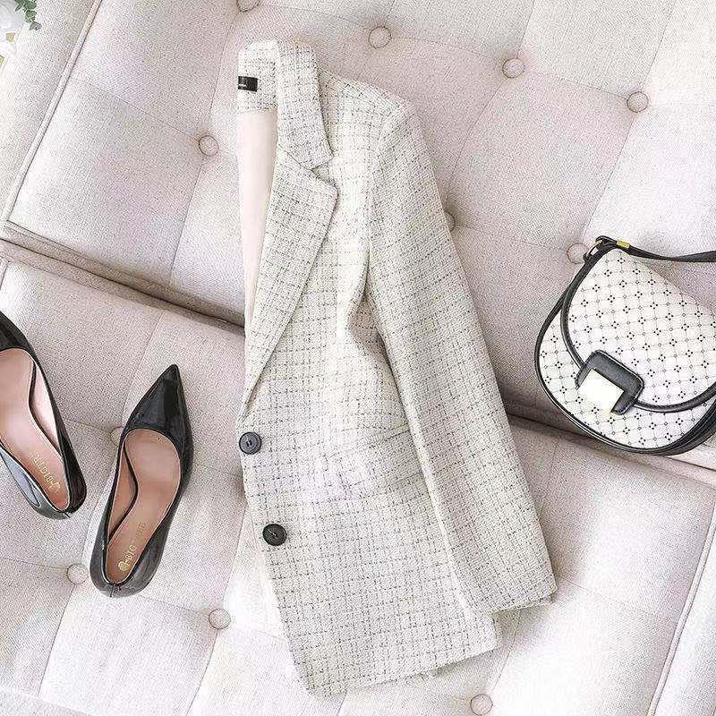 Áo Khoác Nữ Dáng Ôm Phong Cách Phương Tây Thời Trang Xuân Thu Mới