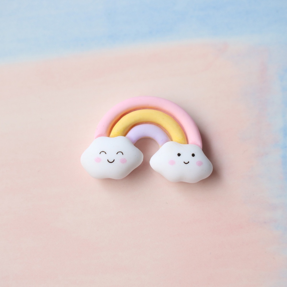 Set 2 Hộp Nhựa Màu Cầu Vồng Dùng Trang Trí Ốp Điện Thoại Diy