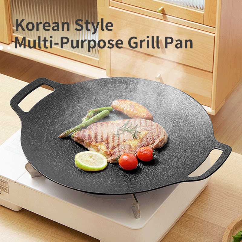 Chảo đá nướng JEETEE Hàn Quốc 30/38cm chống dính không cần dầu